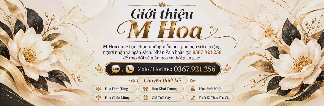 Ảnh bìa Shop hoa tươi Phường Vĩnh Tuy Hà Nội - Để lời nhắn thêm dịu dàng